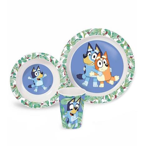 Bluey Boxed 3 Piece Microwavable Mealtime Set Extra Image 1